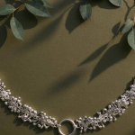 Grape Vine necklace by joola – handcrafted in 925 sterling silver with a rhodium-plated finish, inspired by the graceful rhythm of grape vines.